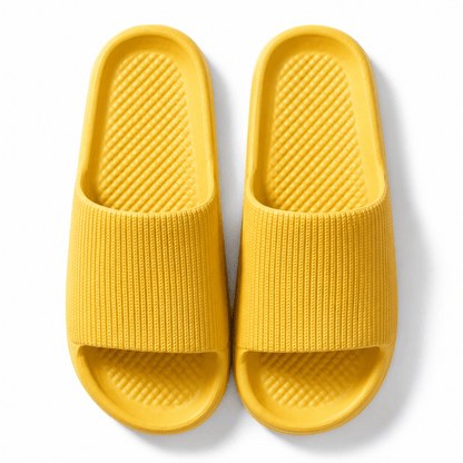 Zapatillas de casa de plataforma gruesa para baño, para mujer, a la moda, con suela blanda de EVA, sandalias de interior, chanclas antideslizantes de verano 2024
