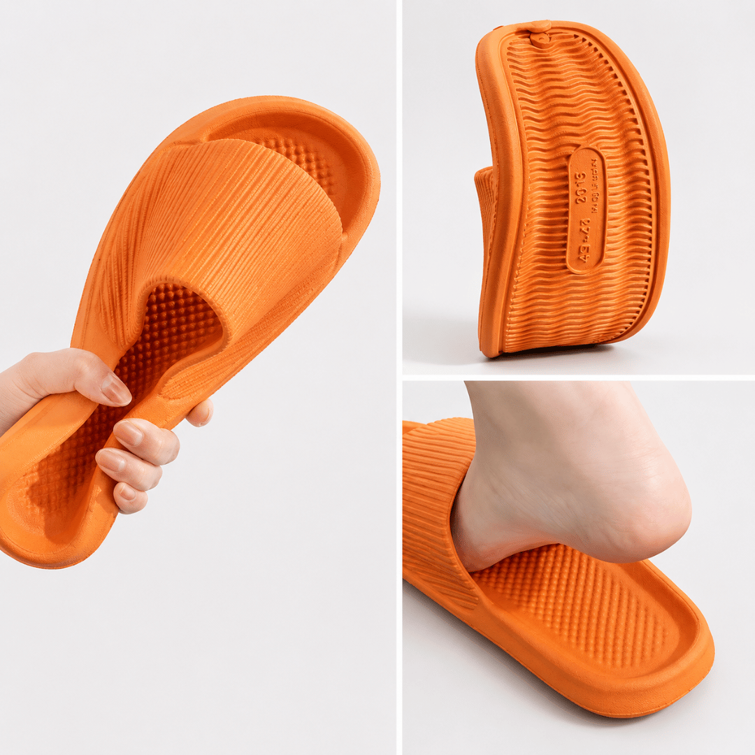Zapatillas de casa de plataforma gruesa para baño, para mujer, a la moda, con suela blanda de EVA, sandalias de interior, chanclas antideslizantes de verano 2024