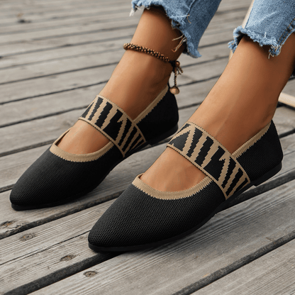 Danica | Sabrinas Elegantes Ortopédicos Ponta Fina Preto