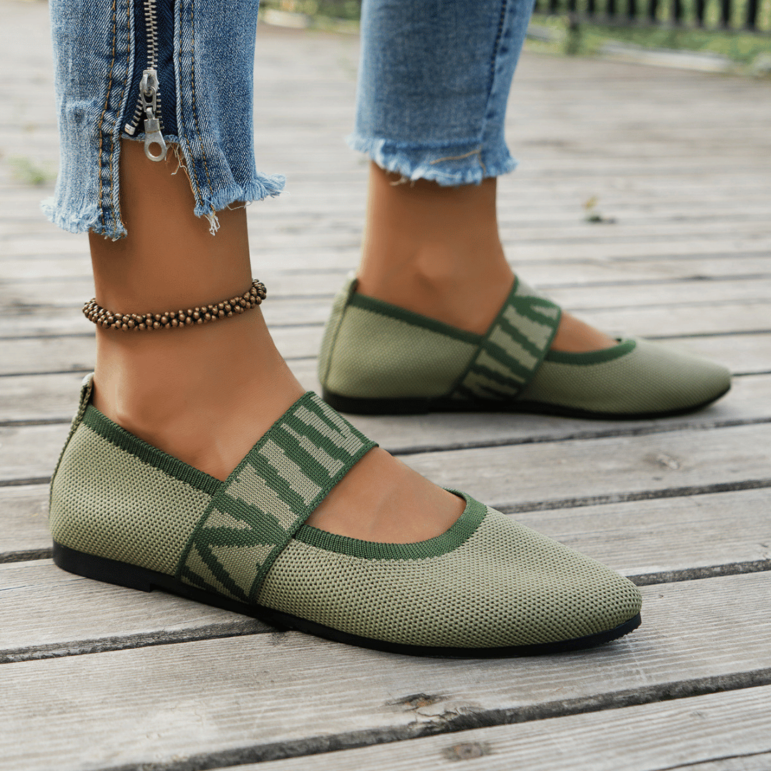 Danica | Sabrinas Elegantes Ortopédicos Ponta Fina Verde