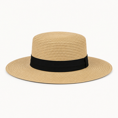 Evelina | Breathable Braided Straw Hat Beach Sun Protection