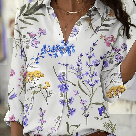 Calista | Camisa Slim Manga Longa