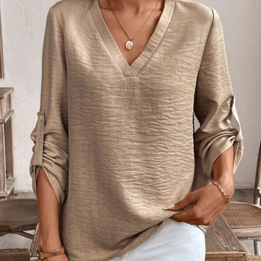 Lilou | Blusa Chiffon Decote V