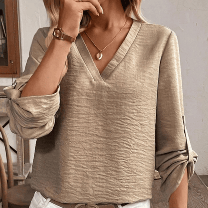 Lilou | Blusa Chiffon Decote V