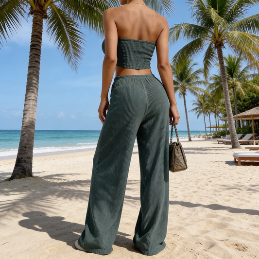 Lorenza | Conjunto Casual Calça + Blusa