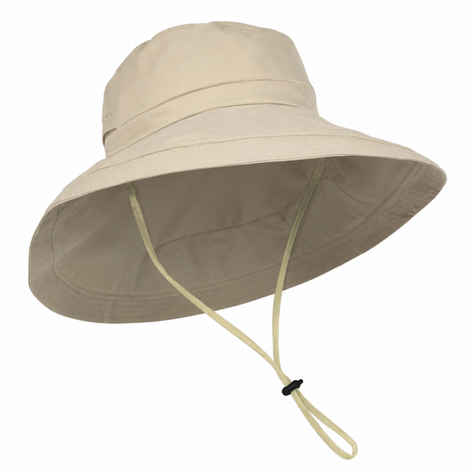 Marcella | Chapéu Bucket Dobrável Respirável Alças Ajustáveis