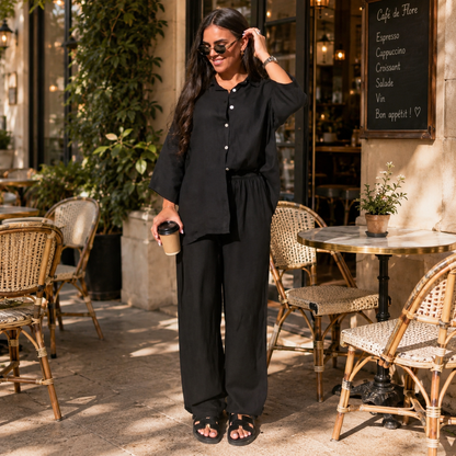 Santorini | Camisa + Calça Linho Algodão